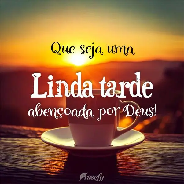 Que seja uma Linda tarde abençoada!