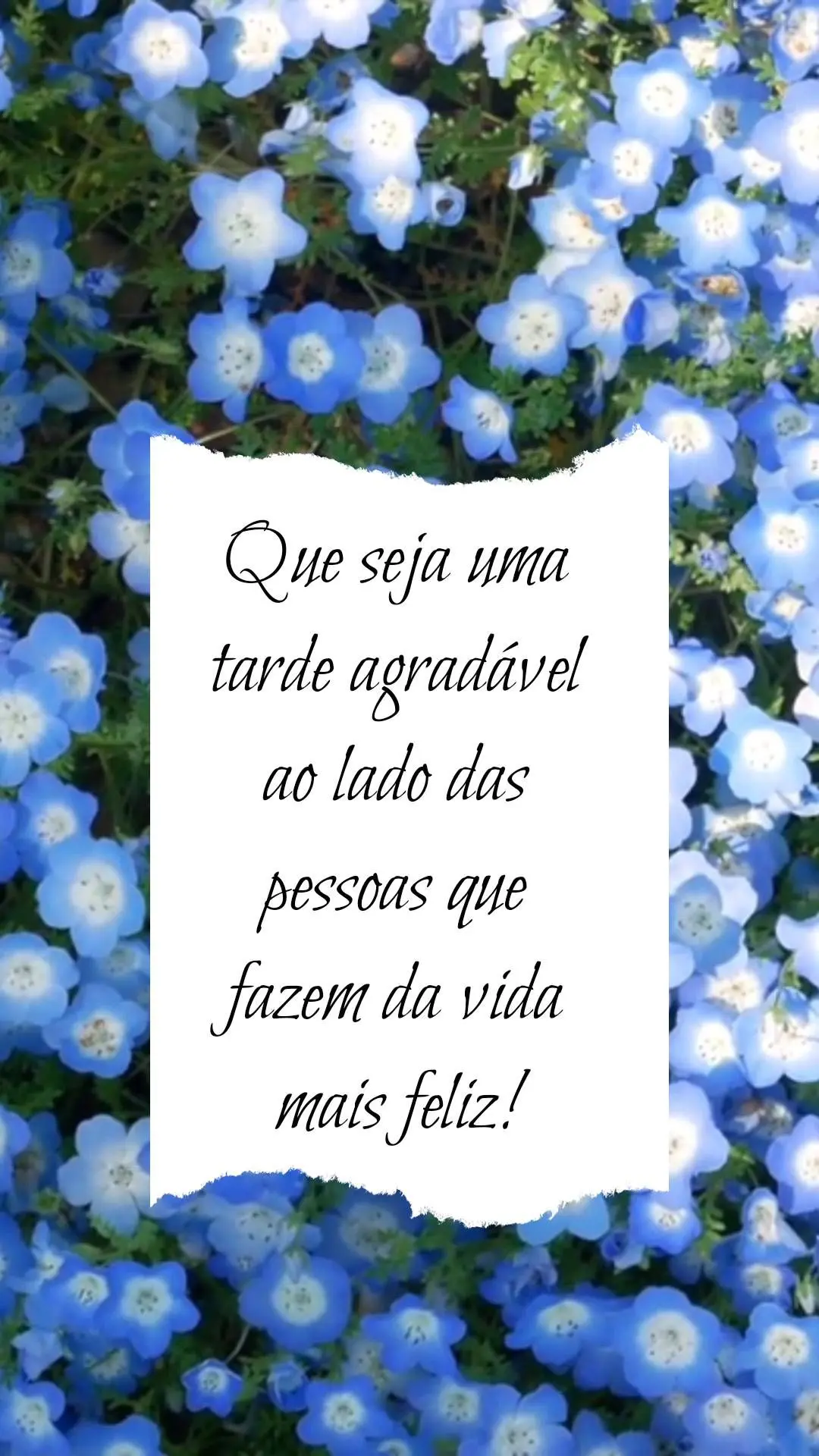 Que seja uma tarde agradável ao lado das pessoas que fazem da vida mais feliz! 