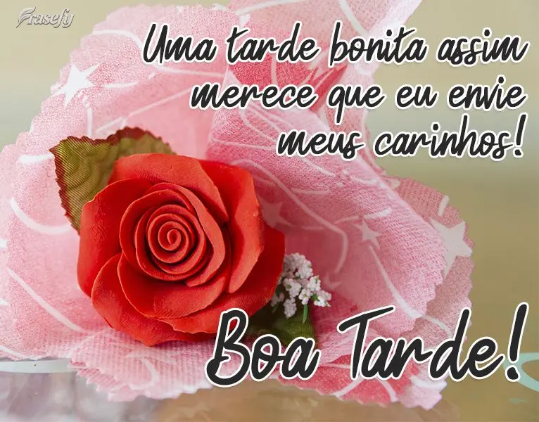 Uma tarde bonita assim merece que eu envie meus carinhos!
  Boa Tarde!