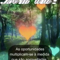 As oportunidades multiplicam-se à medida que são aproveitadas. Comece hoje mesmo. Bom dia! 