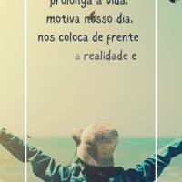 Criar expectativas prolonga a vida, motiva nosso dia, nos coloca de frente com a realidade e nos faz livre de verdade! Bom dia!