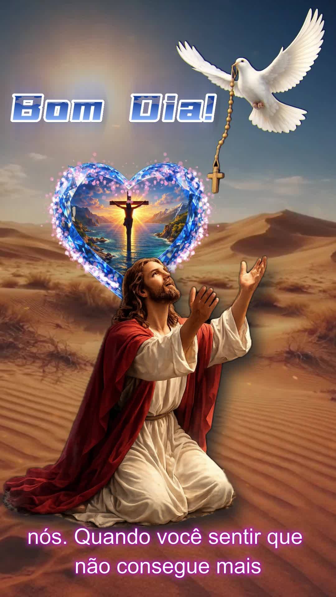 Bom dia! Levantar-se é aceitar o desafio diário. Na jornada da Quaresma, encontramos força para seguir em frente. Jesus nos mostrou o caminho ao enfre...