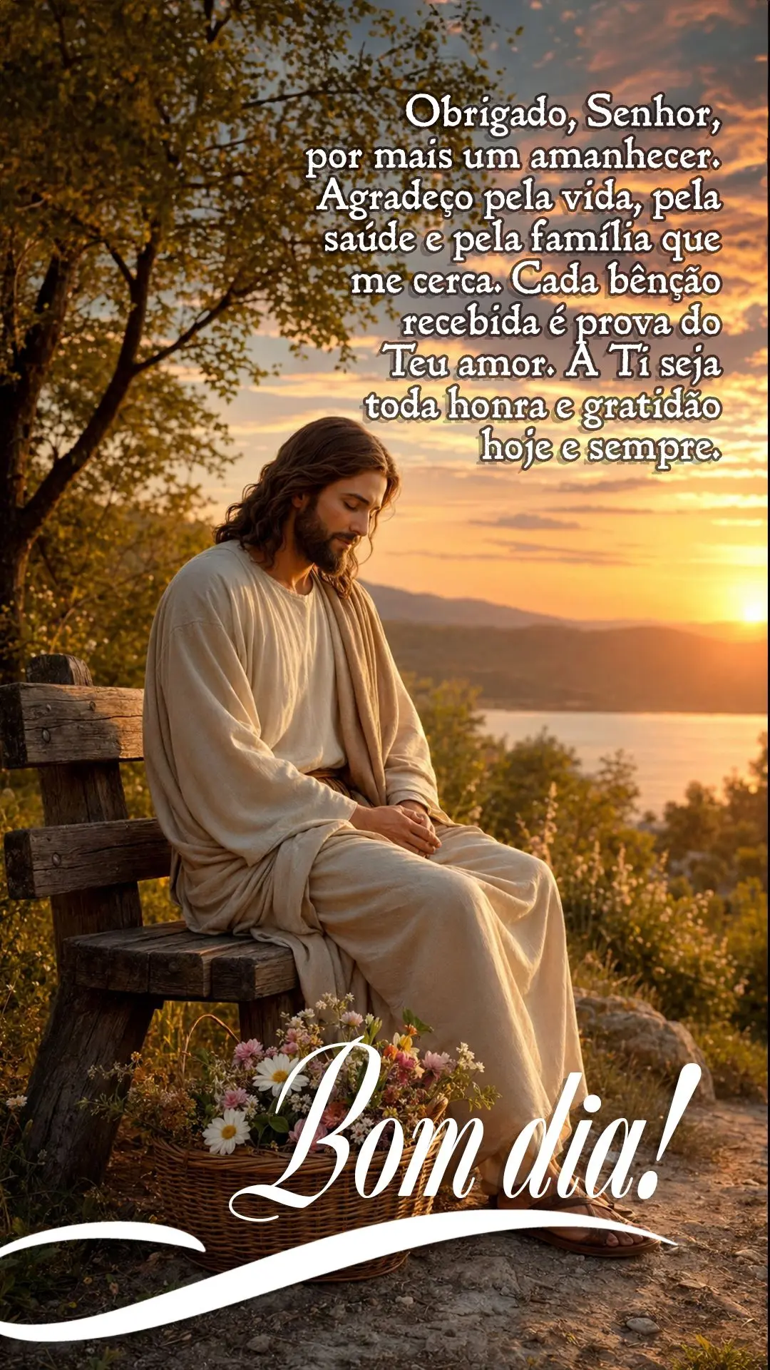Bom dia! Obrigado, Senhor, por mais um amanhecer. Agradeço pela vida, pela saúde e pela família que me cerca. Cada bênção recebida é prova do Teu ...