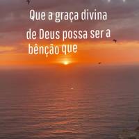 Que a graça divina de Deus possa ser a bênção que faltava para o seu dia ser inteiramente agraciado com gratidão no coração. Bom dia! Tenha um dia...