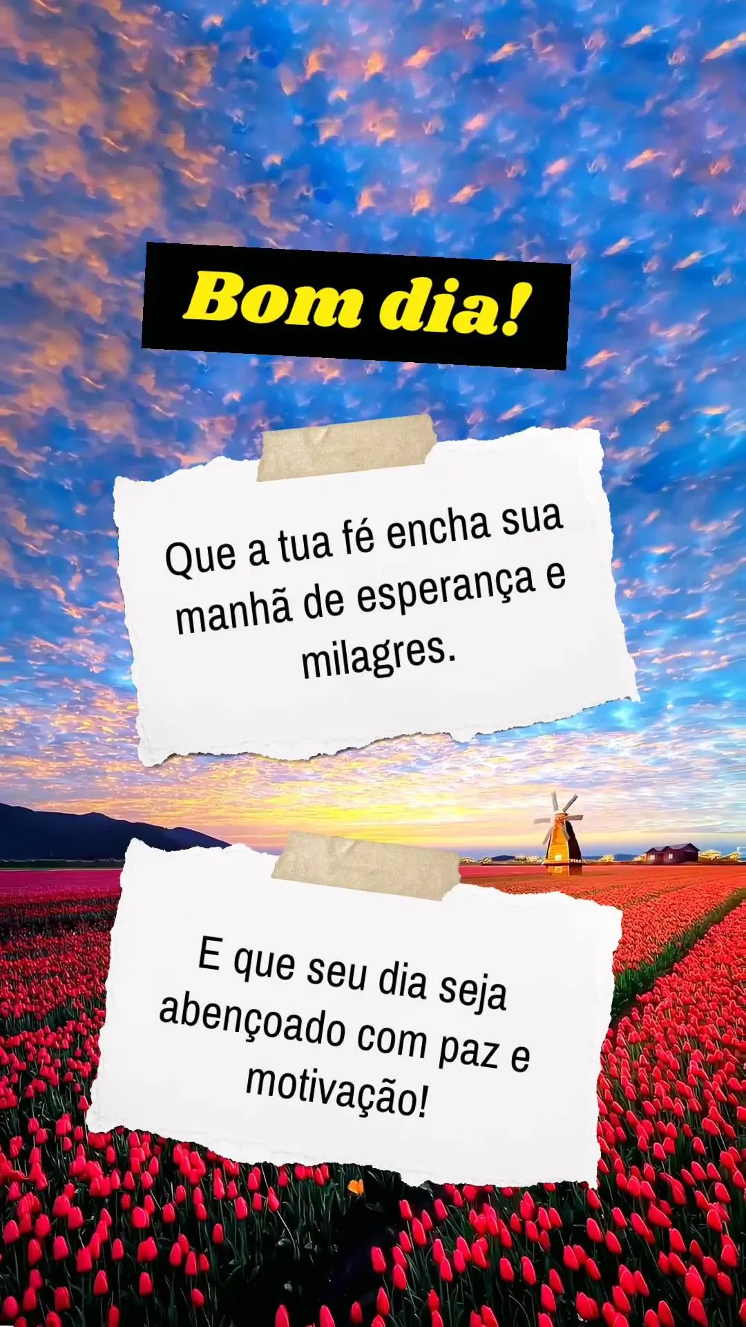 Que a tua fé encha sua manhã de esperança e milagres. E que seu dia seja abençoado com paz e motivação! Bom dia!