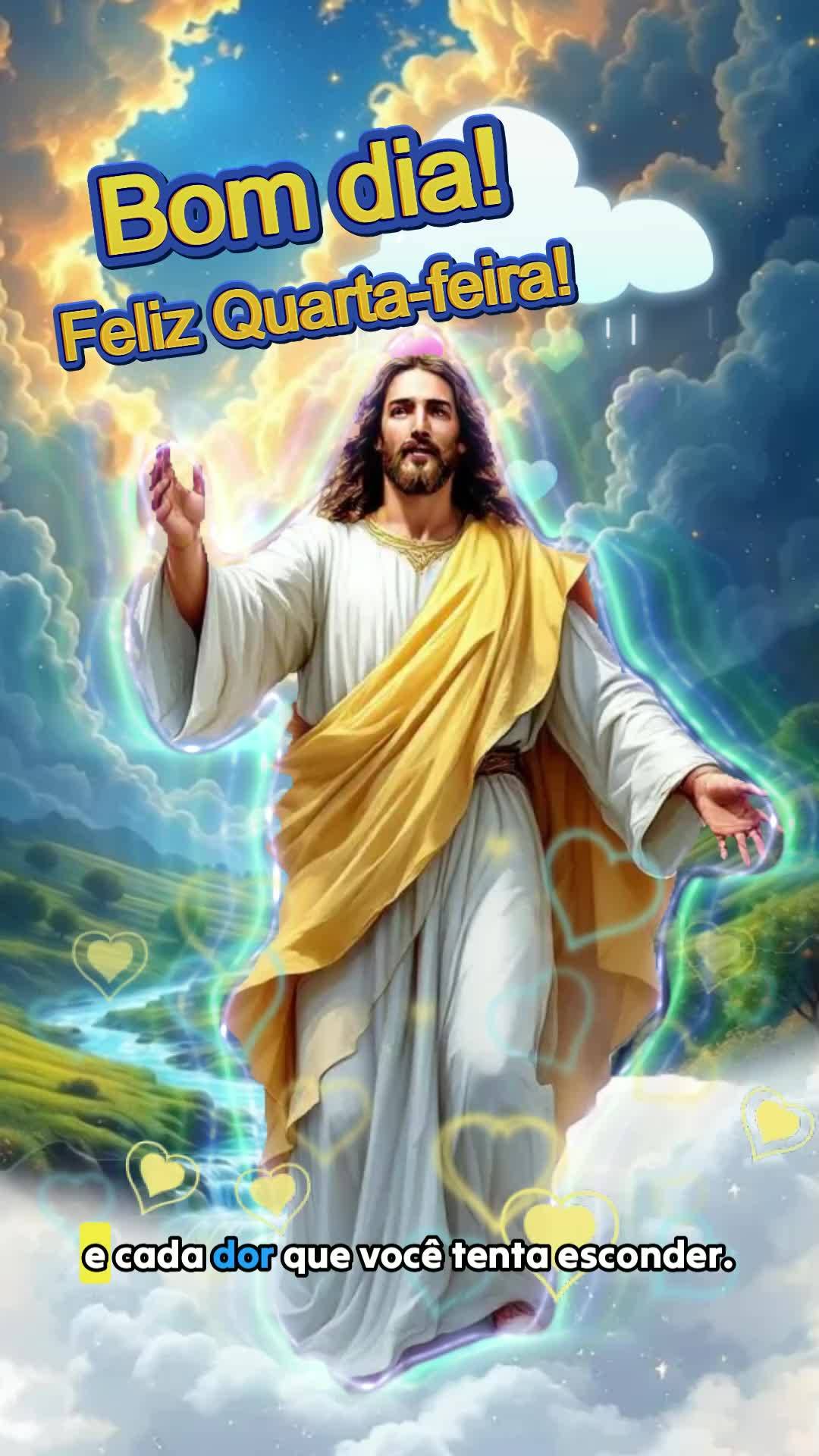 Bom dia! Que esta quarta-feira seja um dia especial para você. Você já parou para perceber como Deus cuida de cada detalhe da sua vida? Hoje, no meio ...