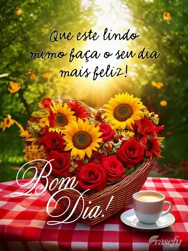 Que este lindo mimo faça o seu dia mais feliz! Bom dia!