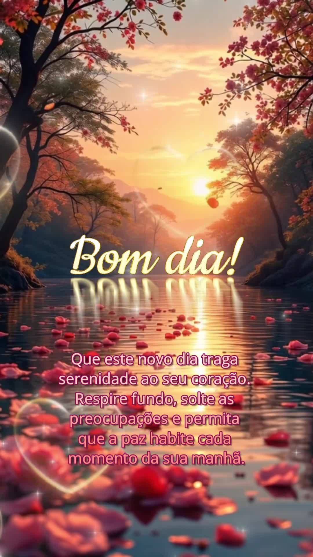 Que este novo dia traga serenidade ao seu coração. Respire fundo, solte as preocupações e permita que a paz habite cada momento da sua manhã. Bom di...