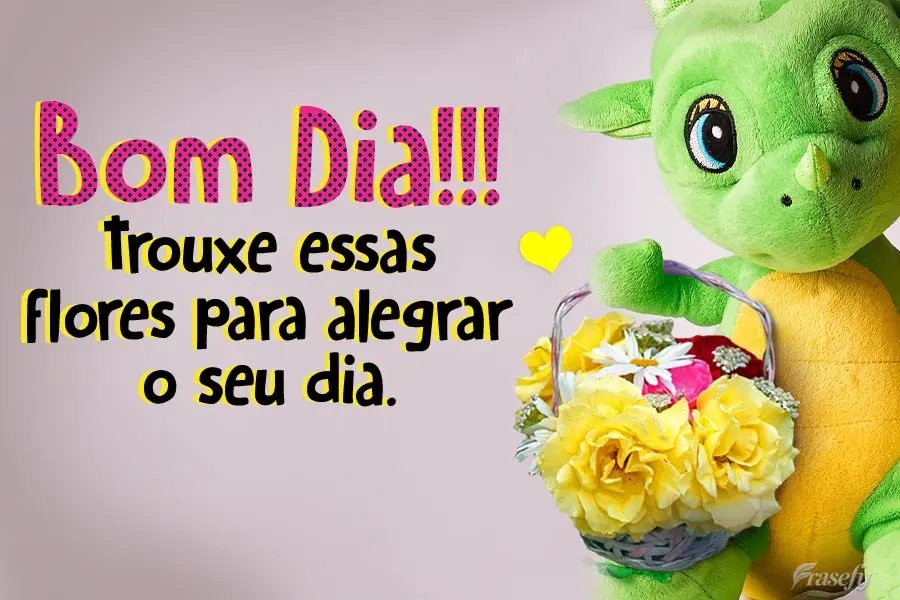 Bom Dia!!! Trouxe essa flor para alegrar o seu dia.