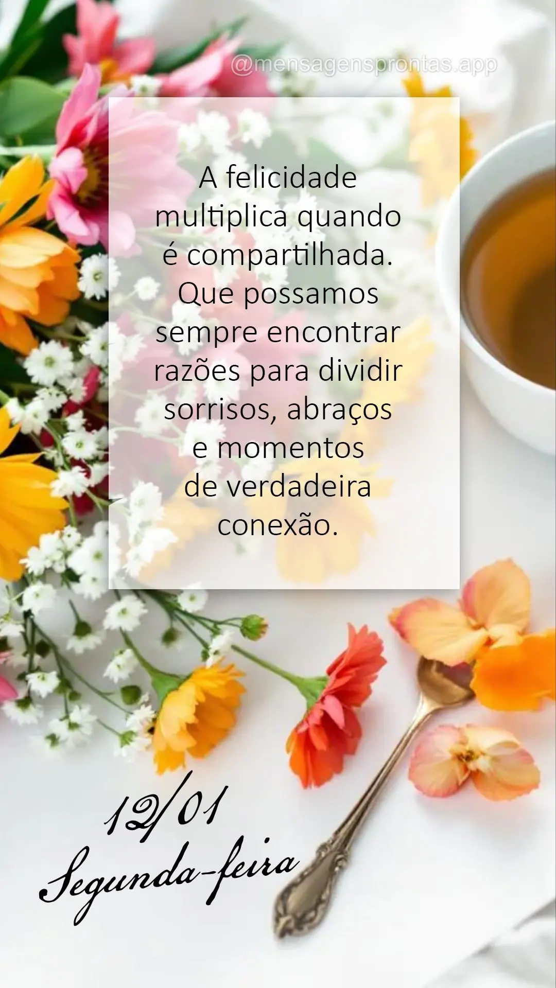 A felicidade multiplica quando é compartilhada. Que possamos sempre encontrar razões para dividir sorrisos, abraços e momentos de verdadeira conexão....
