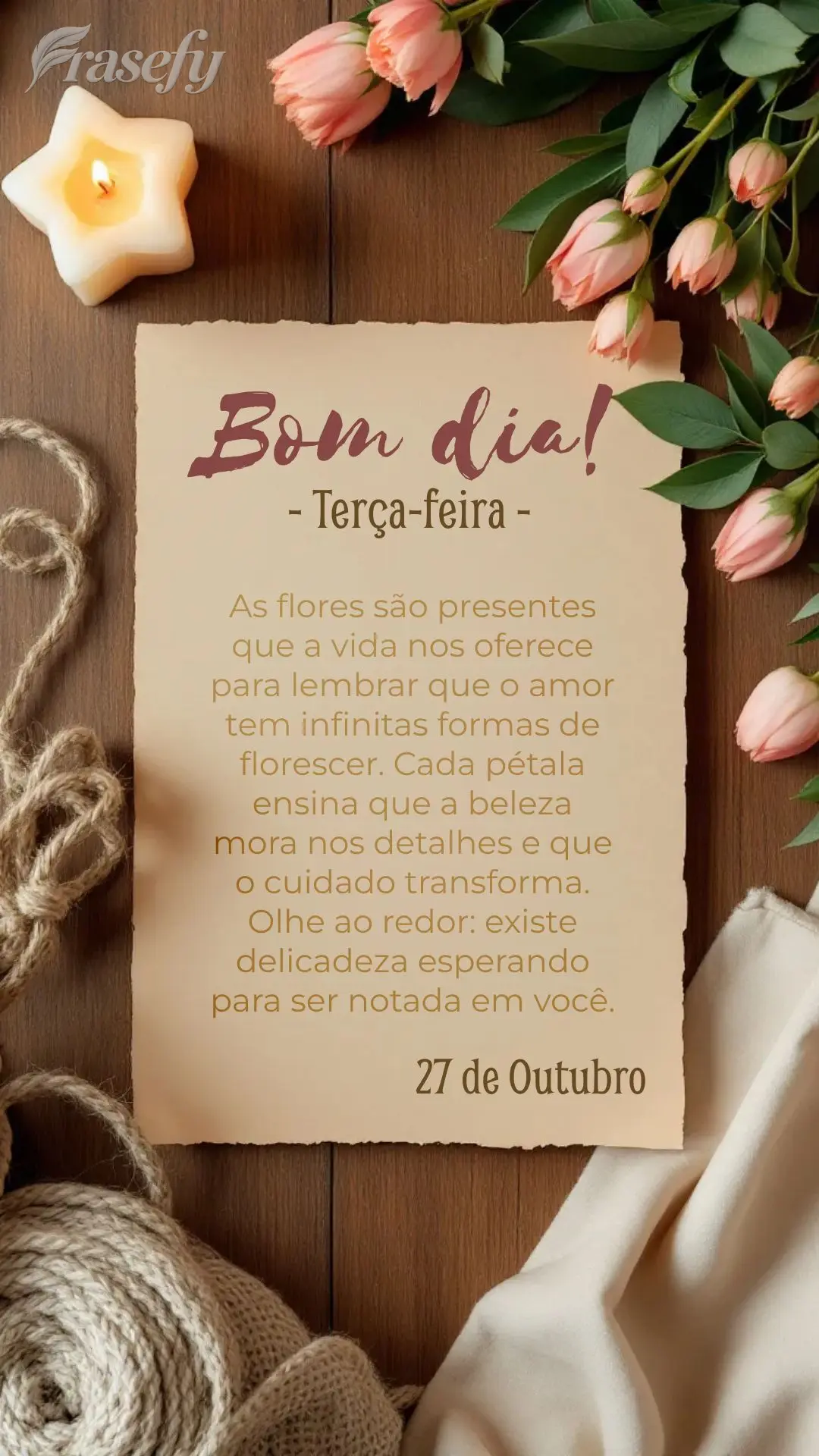 As flores são presentes que a vida nos oferece para lembrar que o amor tem infinitas formas de florescer. Cada pétala ensina que a beleza mora nos deta...