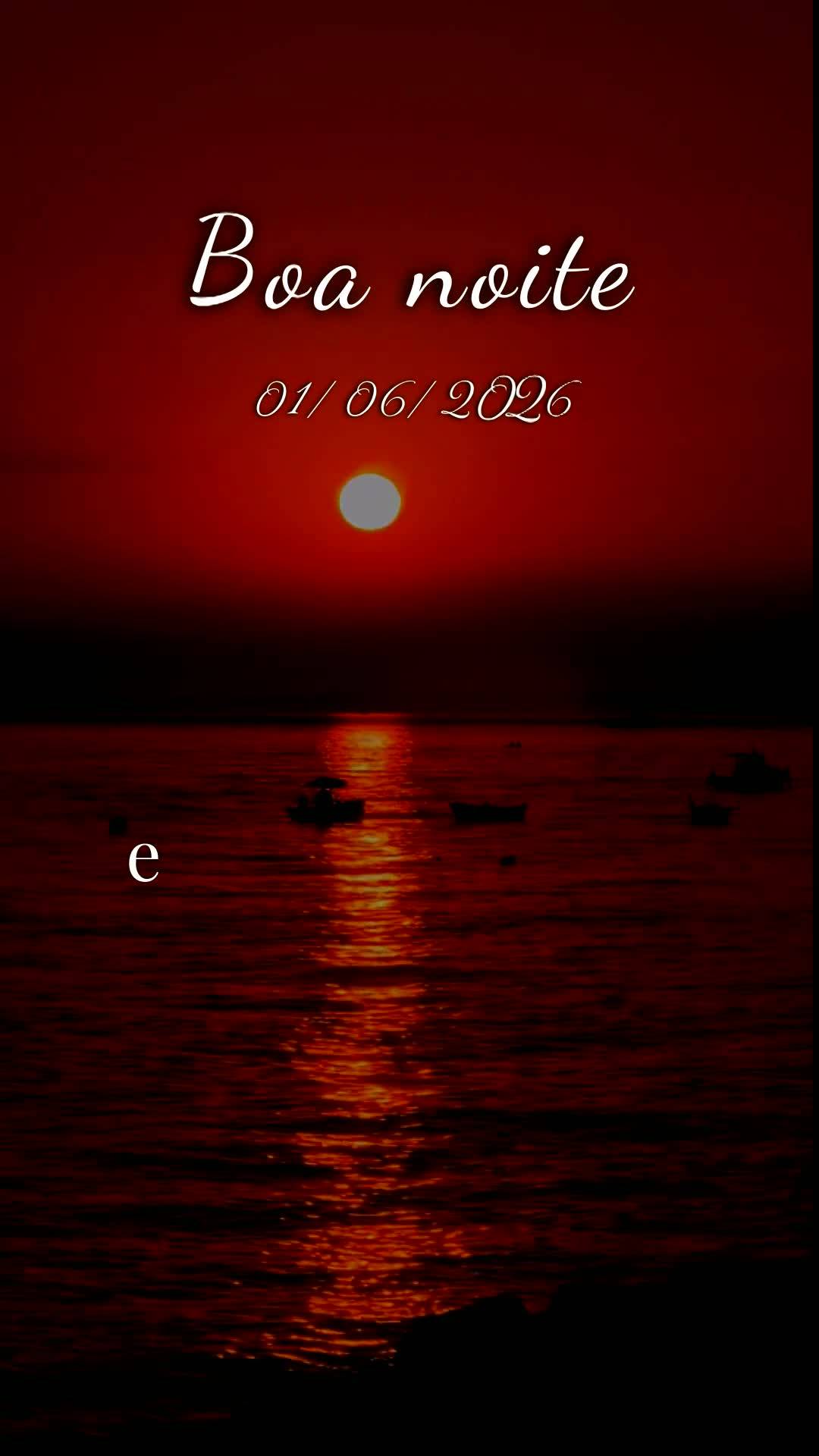 Boa noite. Hoje é segunda-feira, 1 de Junho de 2026, o primeiro dia de um novo mês. Quando a noite cai, Deus acende as estrelas no céu para te lembrar...