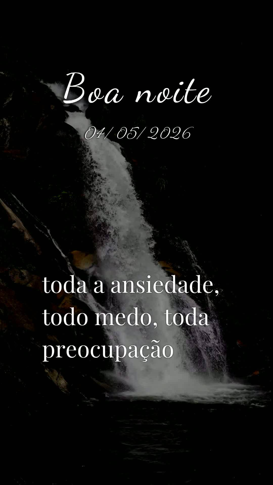 Boa noite. Hoje é segunda-feira, 4 de Maio de 2026. Senhor meu Deus, neste silêncio da noite eu me coloco diante da tua presença. Obrigado por mais um...