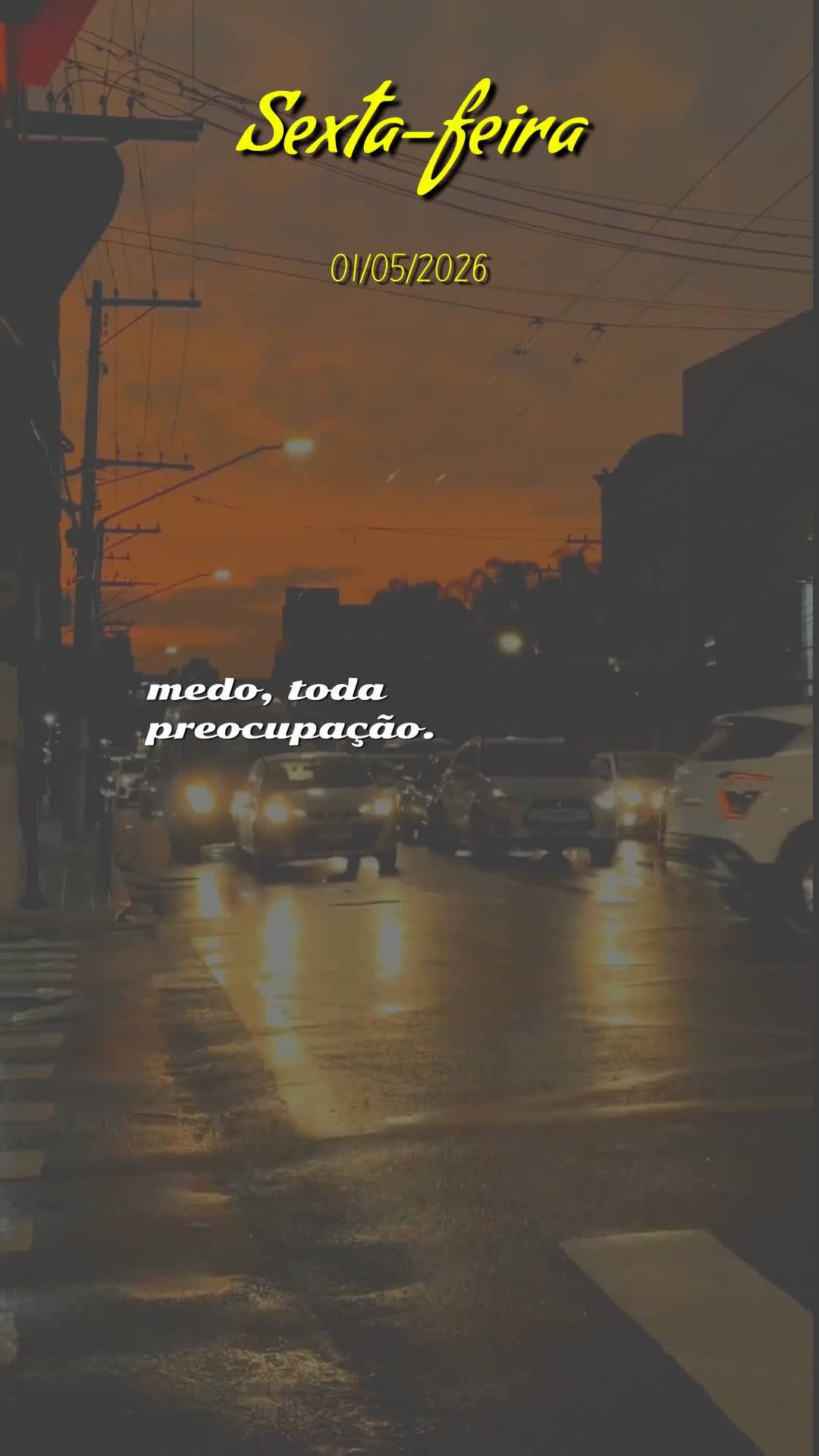 Boa noite. Hoje, sexta-feira, 1 de Maio de 2026, neste feriado do Dia do Trabalhador, eu venho até Ti, Senhor meu Deus, no silêncio desta noite abenço...