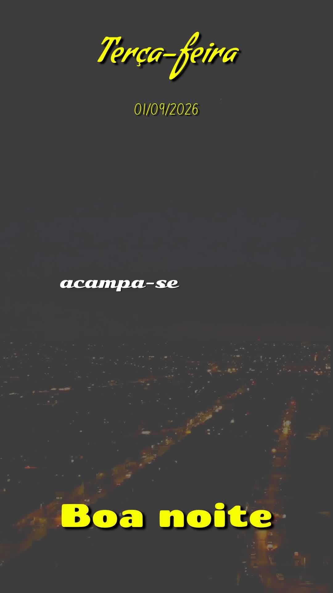 Boa noite. Nesta primeira terça-feira de setembro, um novo mês se abre diante de ti, e eu quero orar por ti onde quer que estejas agora. Que a bênçã...