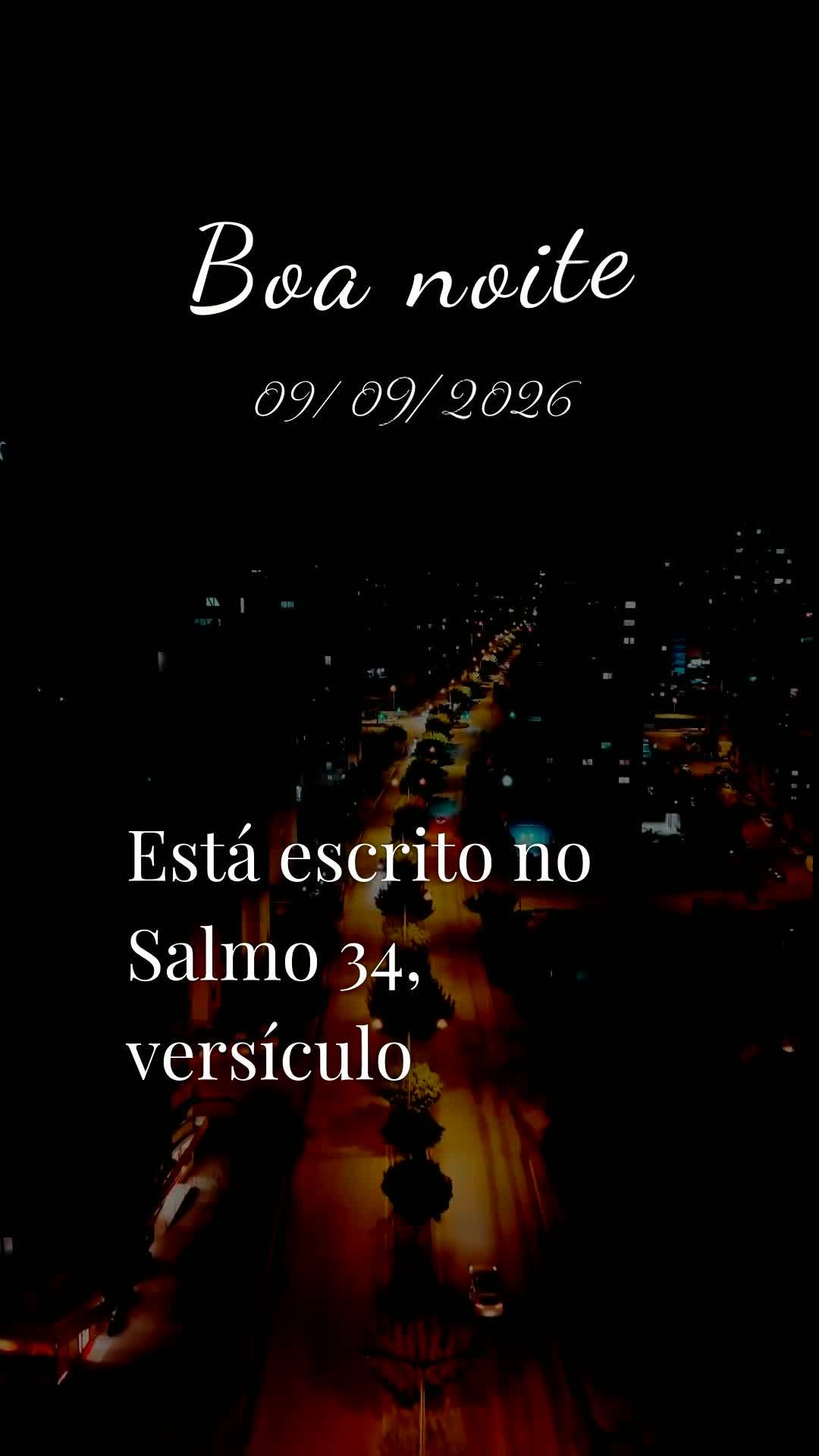 Boa noite. Nesta quarta-feira, 9 de Setembro de 2026, eu oro por você que me ouve neste momento. Que a bênção do Senhor te alcance onde quer que este...