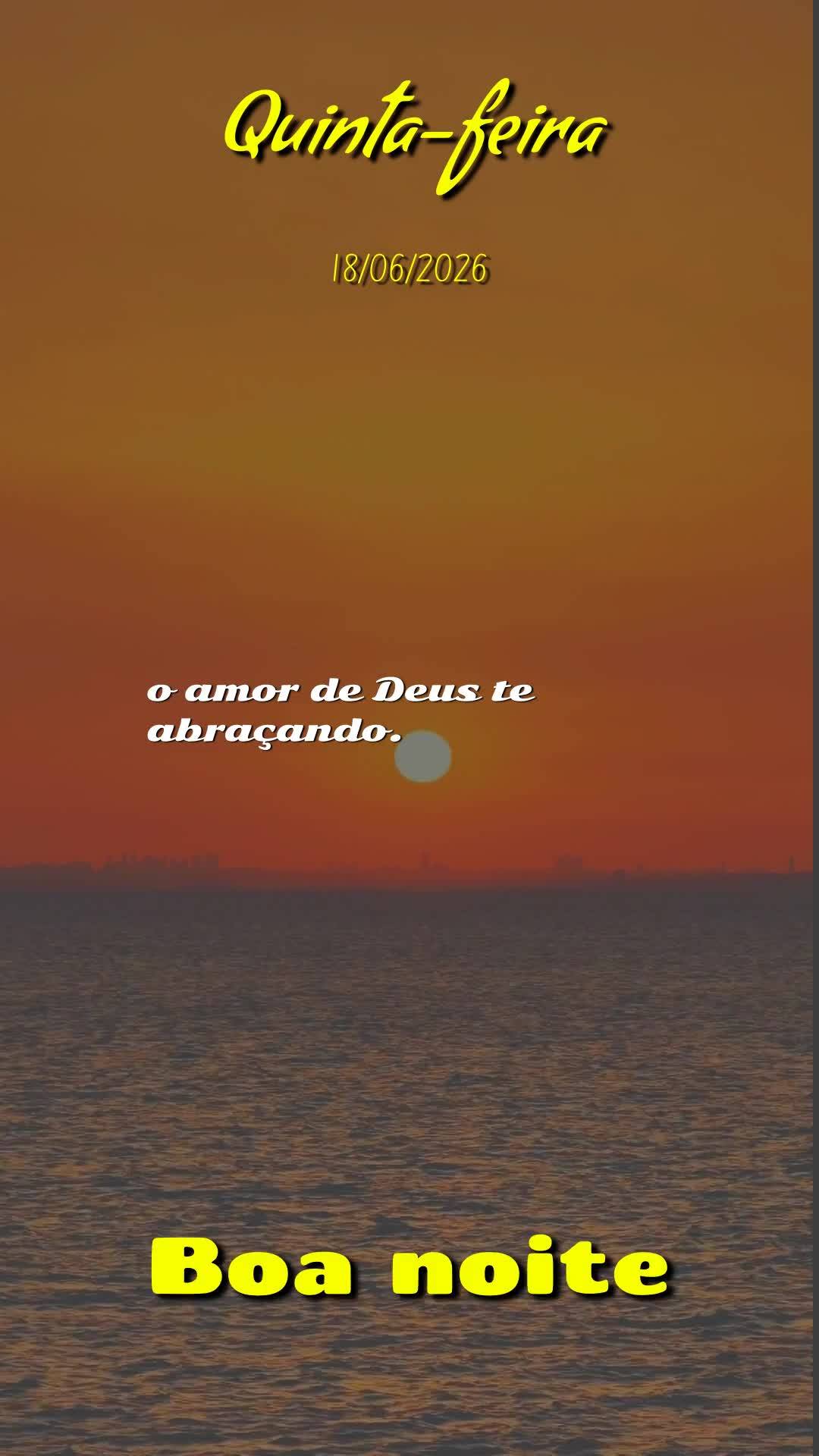Boa noite. Nesta quinta-feira, dezoito de junho, quando a noite cai mansa sobre o Brasil, Deus acende as estrelas para lembrar que a esperança nunca se ...