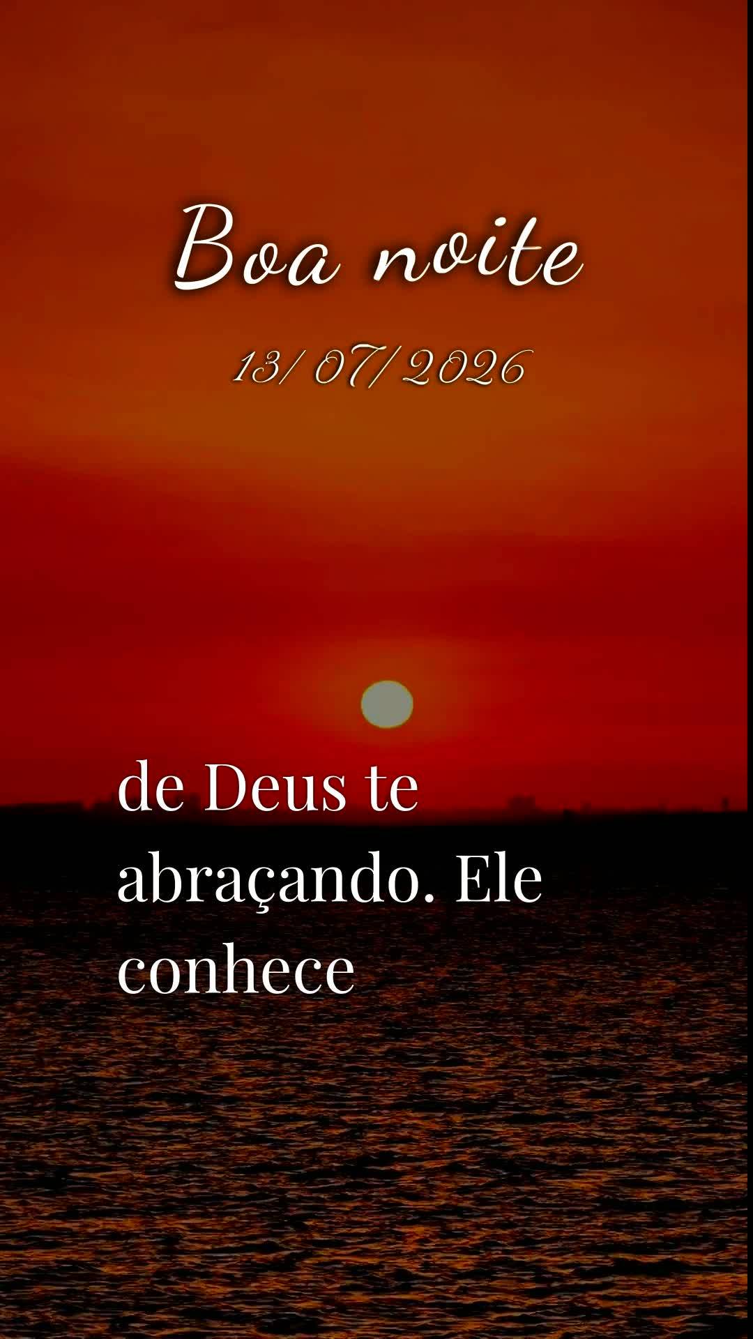 Boa noite. Nesta Segunda-feira, 13 de Julho de 2026, quando o céu escurece, Deus acende as estrelas para lembrar que a esperança nunca se apaga. Feche ...