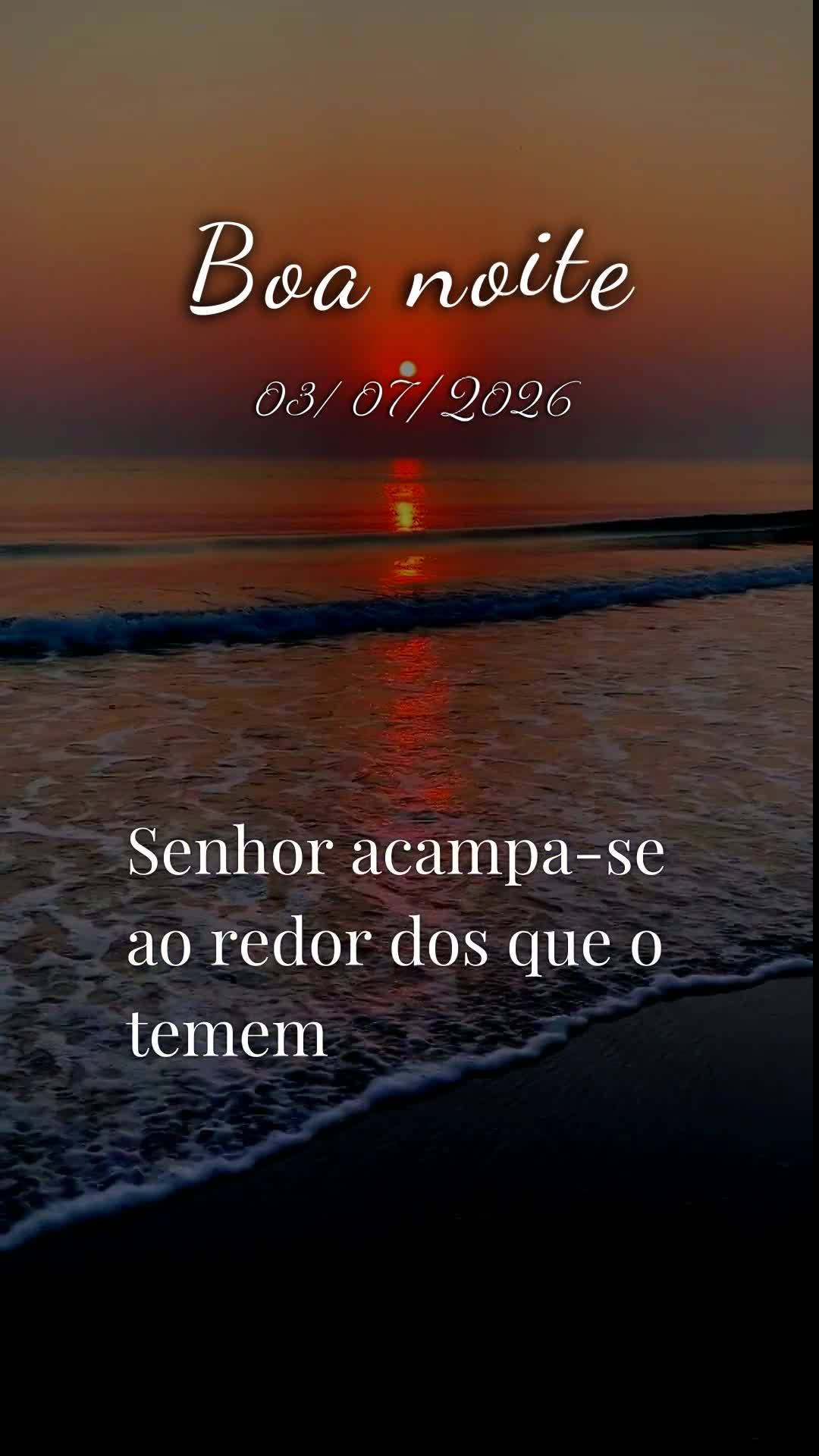 Boa noite. Nesta sexta-feira, 3 de Julho de 2026, ao encerrar mais uma semana, eu declaro que a bênção do Senhor te alcança onde quer que você estej...
