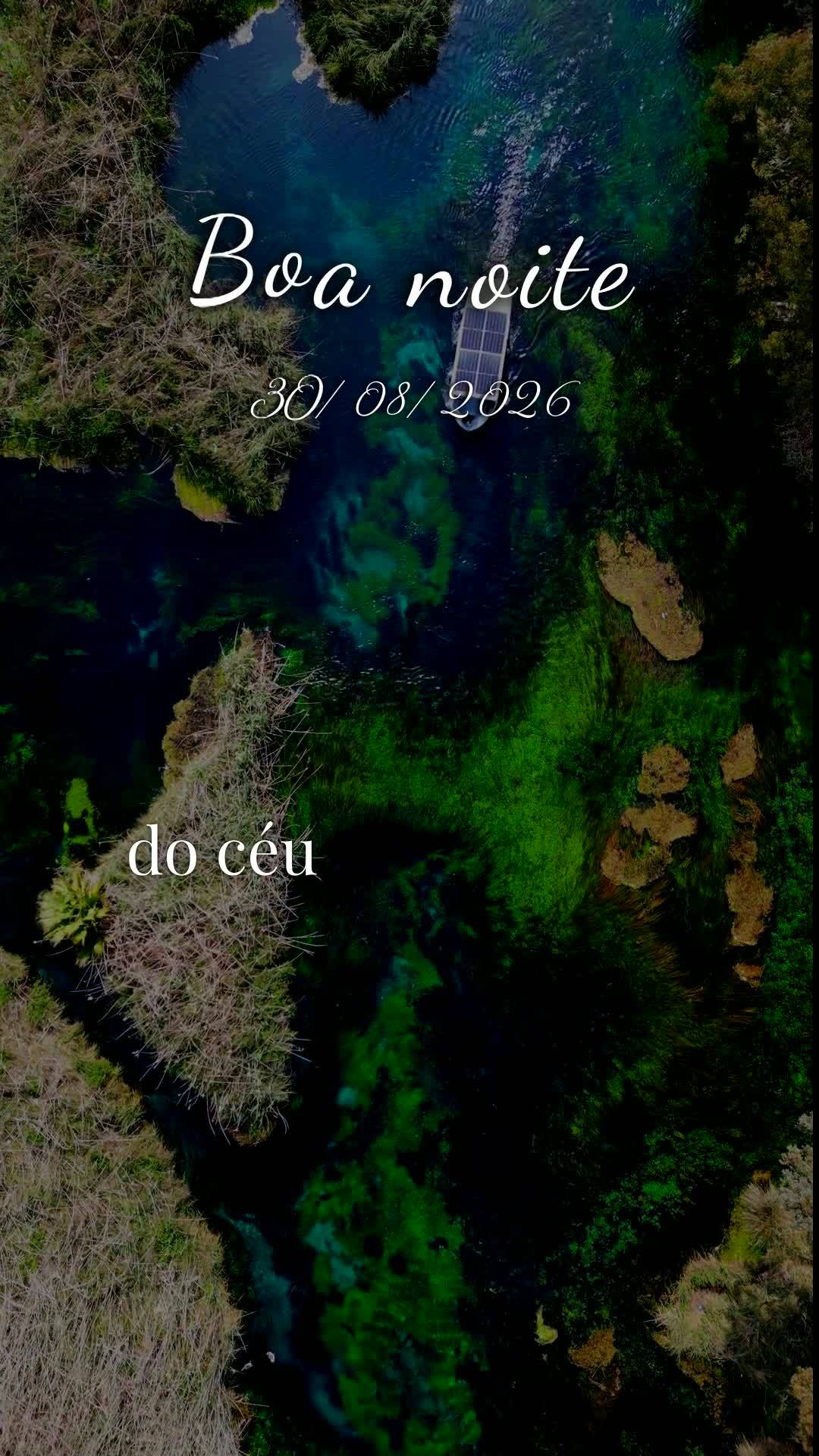 Boa noite. Neste Domingo, 30 de Agosto de 2026, enquanto o mês se encerra, eu declaro sobre a tua vida a paz que vem do Alto. Que a bênção do Senhor ...
