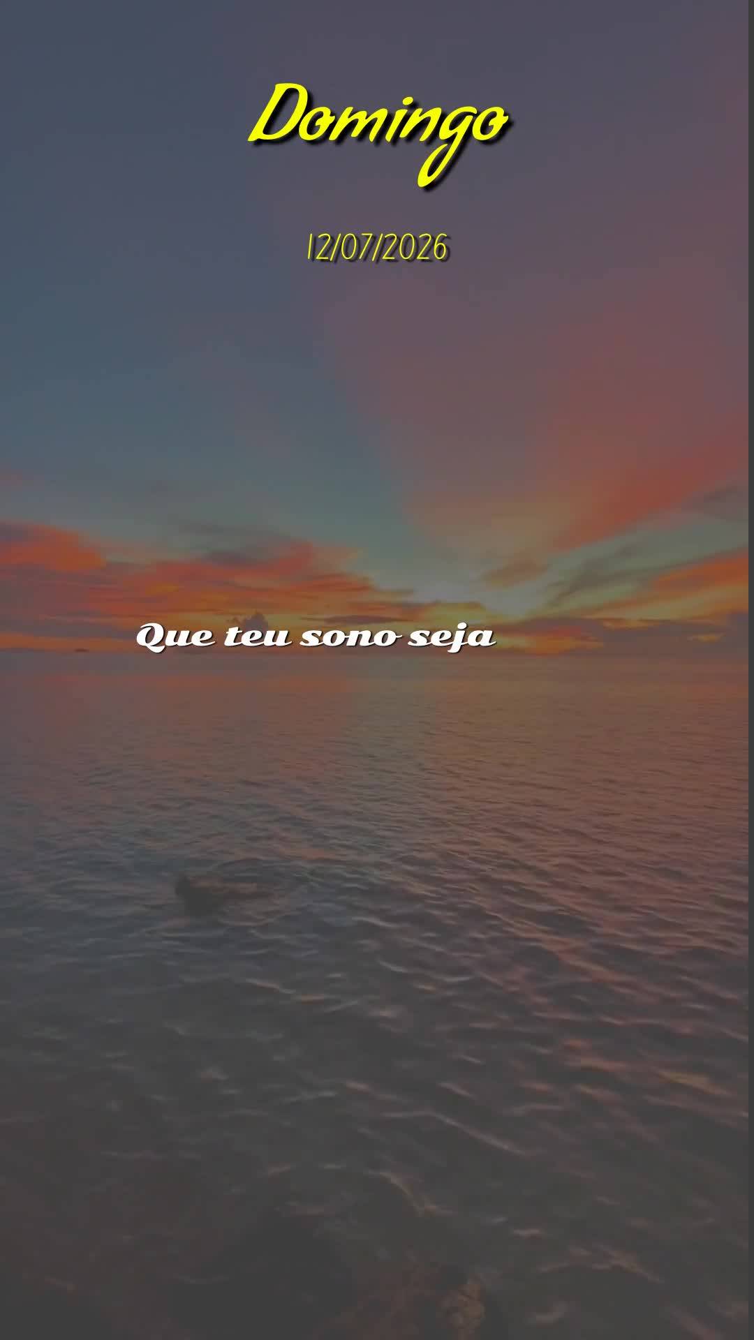 Boa noite. Neste domingo, dia do Senhor, dia de descanso e comunhão, que a bênção do Altíssimo te alcance exatamente onde você está neste momento....