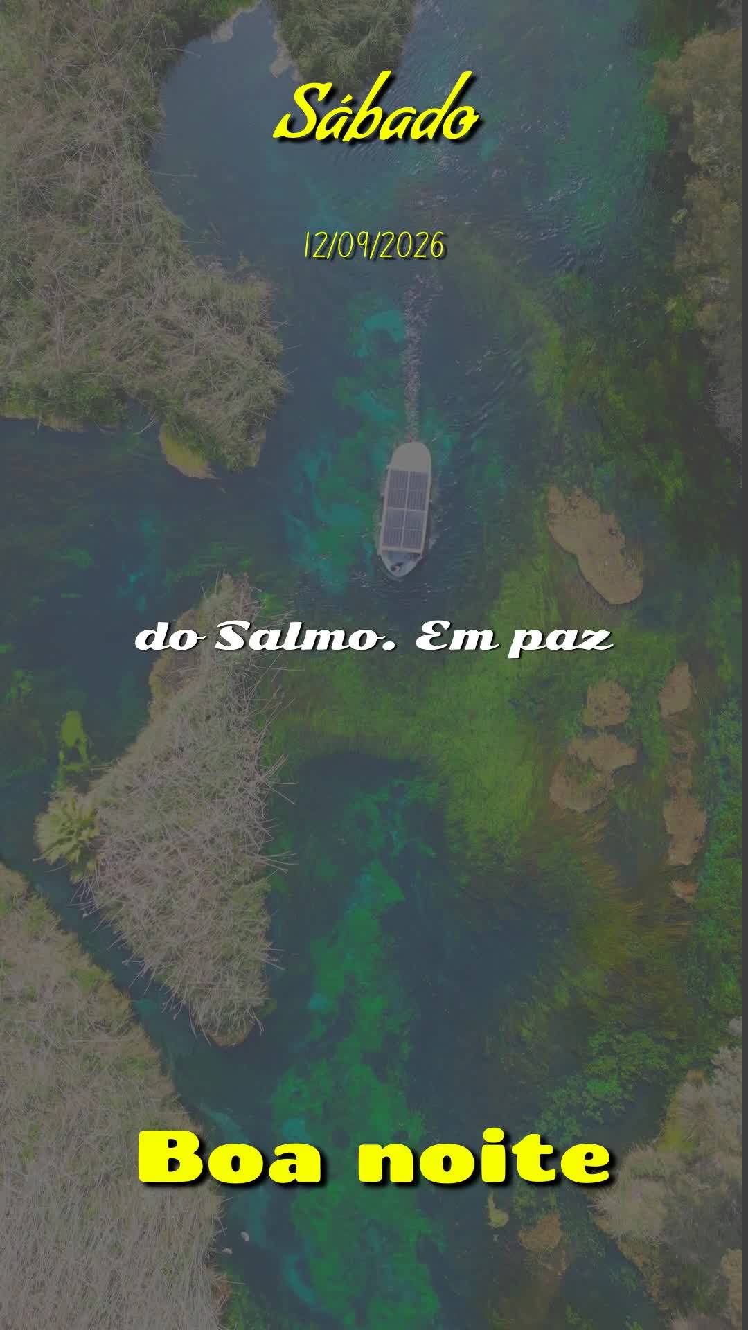 Boa noite. Neste sábado, 12 de Setembro de 2026, que Deus abençoe este momento de descanso, renovando suas forças e acalmando seu coração. Que o amo...