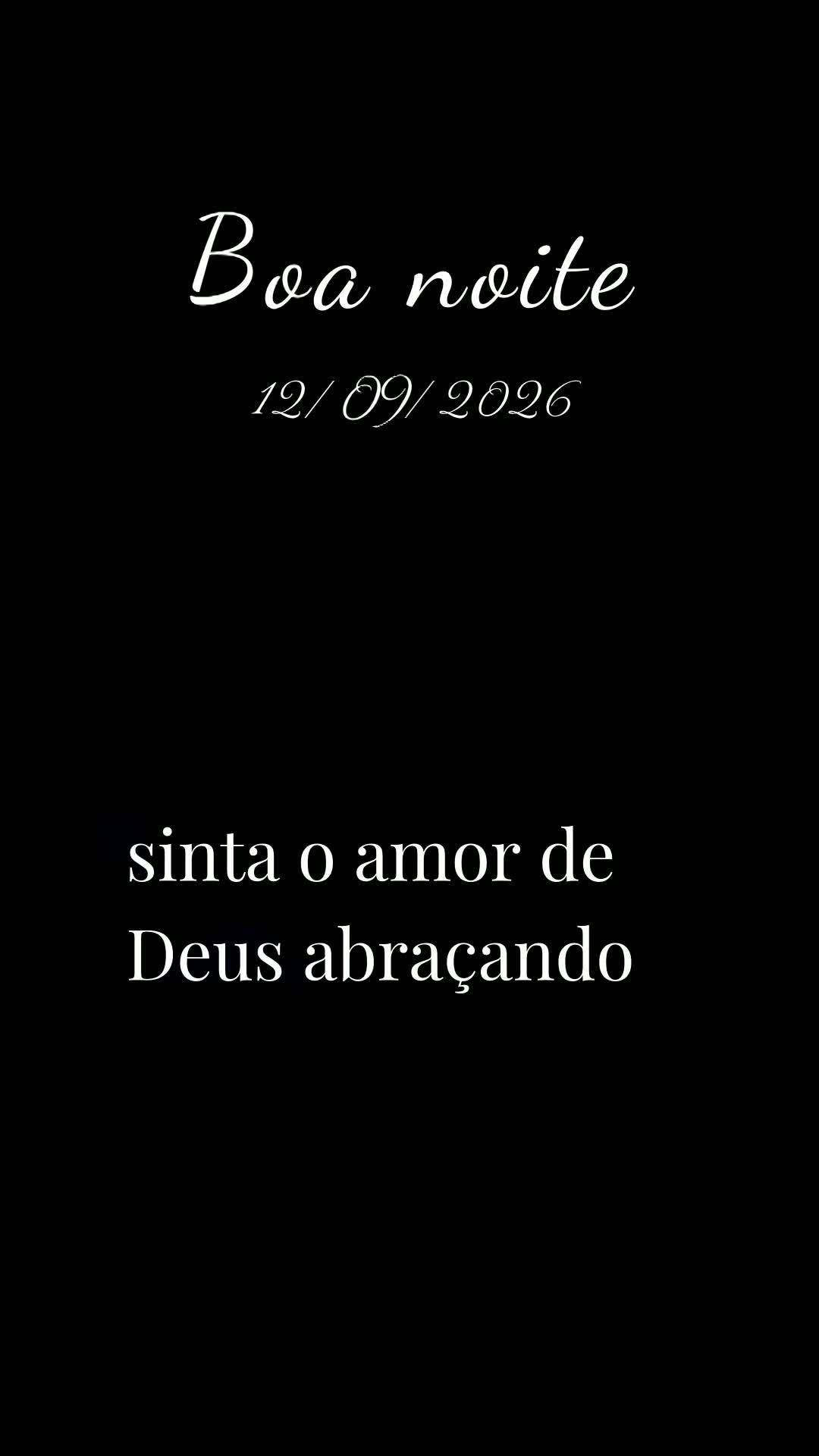 Boa noite. Neste sábado tranquilo, 12 de setembro de 2026, quando a noite cai suavemente, Deus acende as estrelas para lembrar que a esperança nunca se...