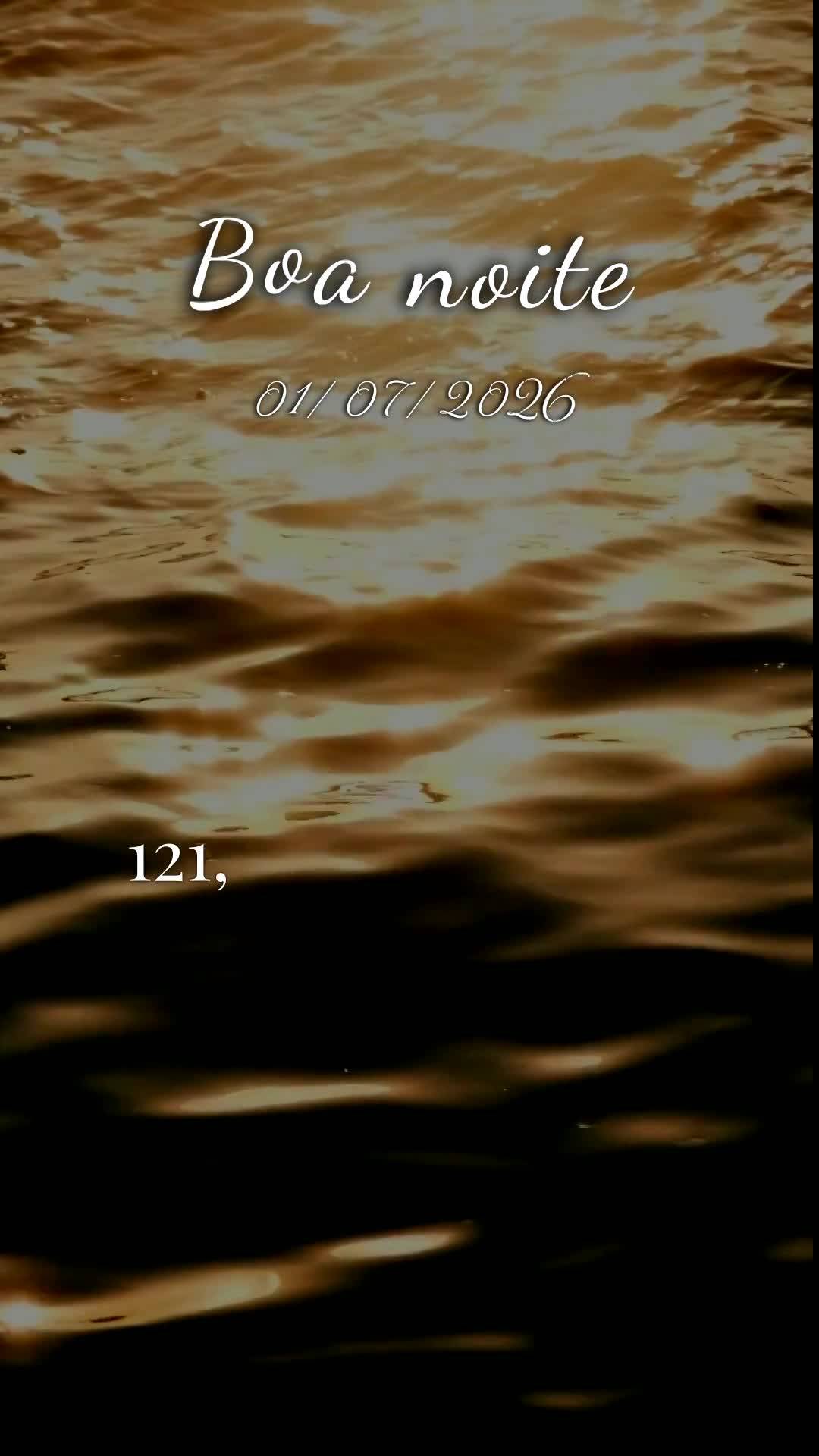 Boa noite. Obrigado, meu Deus, por mais uma quarta-feira vencida, neste primeiro dia de julho de 2026. Tu me livraste de todo mal e me concedeste saúde ...