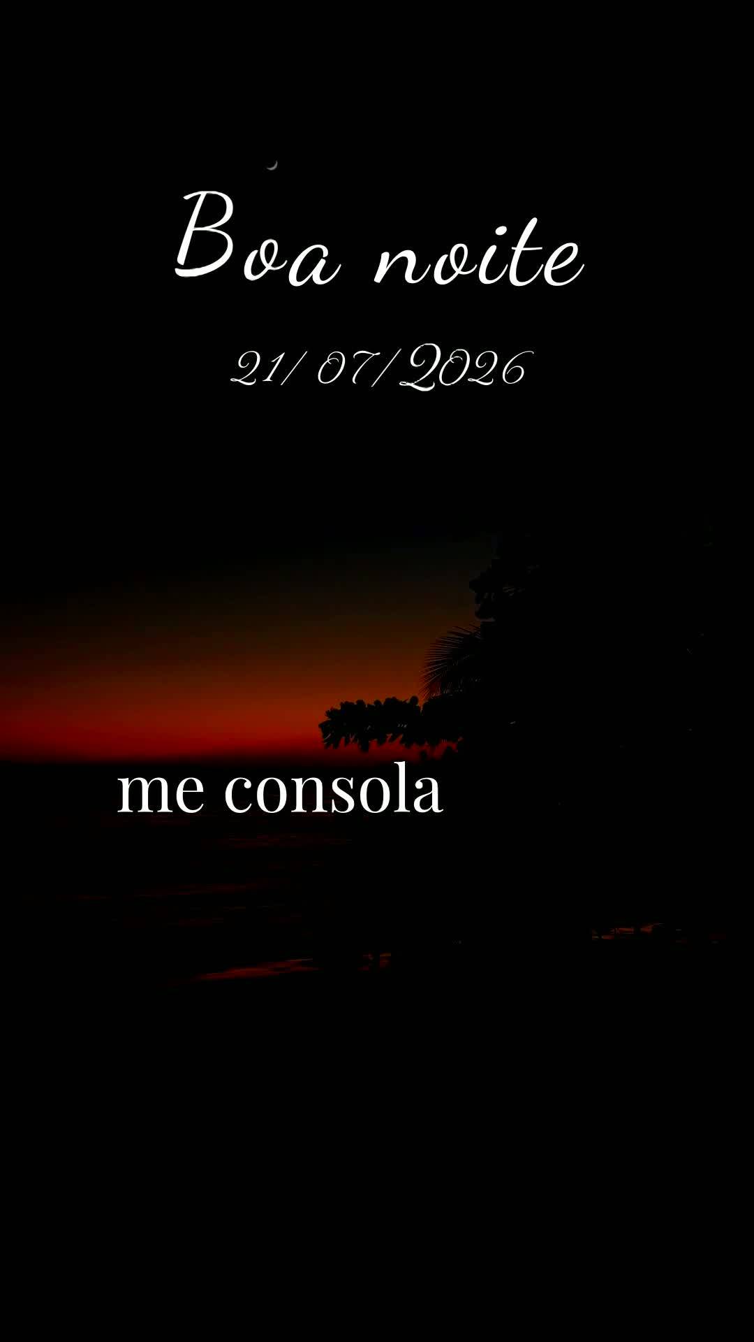 Boa noite. Obrigado, meu Deus, por mais uma terça-feira vencida. Tu me livraste de todo mal e me concedeste saúde e força para vencer mais um dia. Enq...