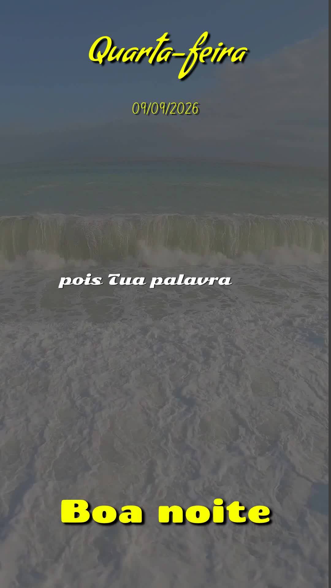 Boa noite, Senhor meu Deus. Nesta noite de quarta-feira, encerro o dia me colocando em tua presença, no silêncio do meu coração. Obrigado por mais um...