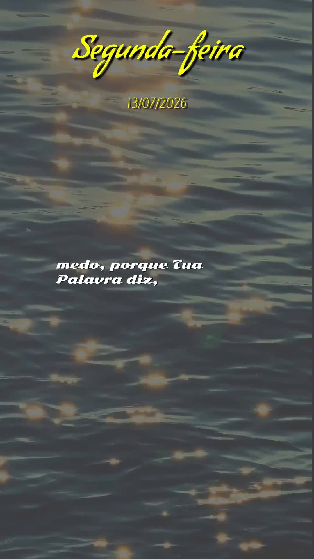 Boa noite, Senhor meu Deus. Nesta segunda-feira, 13 de Julho de 2026, no silêncio desta noite, eu me coloco em tua presença. Obrigado por mais um dia v...