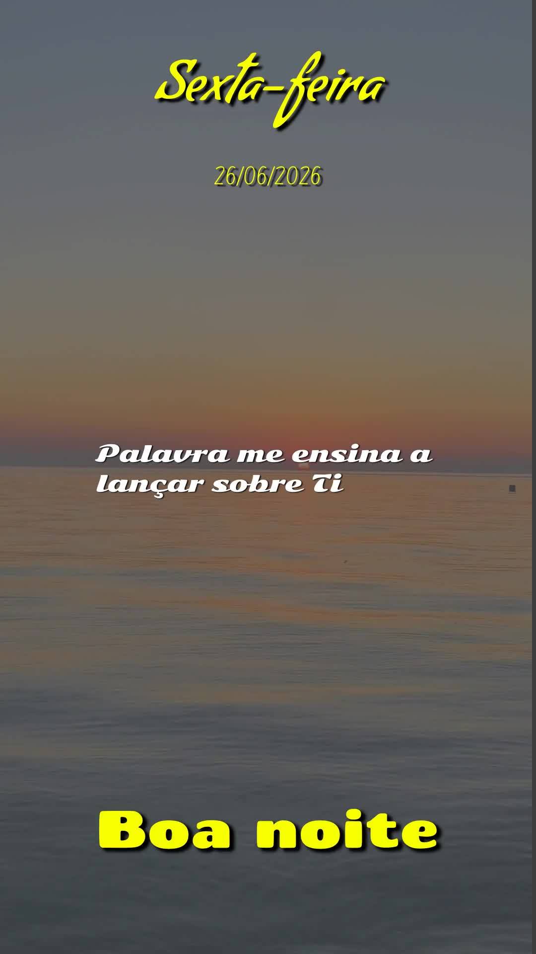 Boa noite, Senhor meu Deus. Nesta sexta-feira que se encerra, eu me coloco no silêncio diante de Ti. Obrigado por mais uma semana vivida, por cada livra...