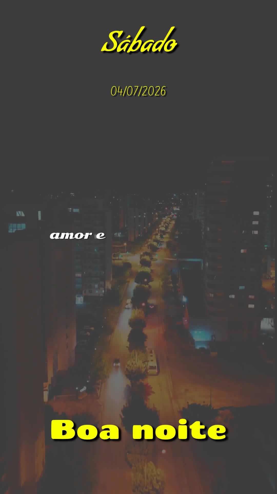 Boa noite, Senhor meu Deus. Neste sábado tranquilo, dia de descanso, eu me coloco em silêncio na tua presença. Obrigado por mais um dia vivido, por ca...