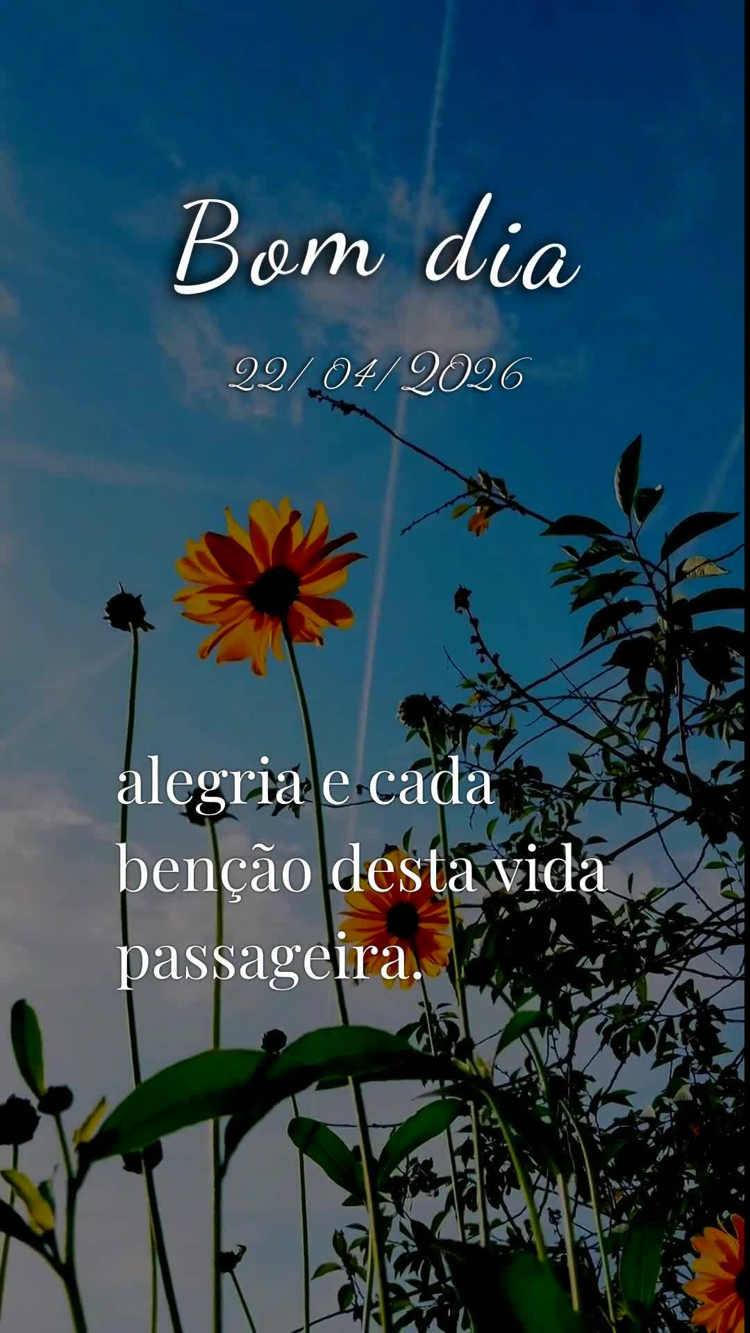 Bom dia, Jesus, meu Mestre e Senhor. Mais uma manhã começa, e nesta quarta-feira, 22 de abril de 2026, eu Te ofereço todas as minhas ações deste dia...