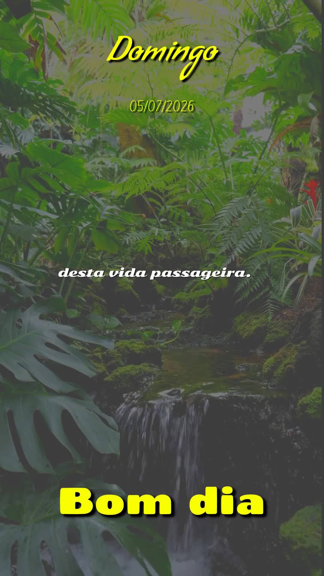 Bom dia, Jesus, meu Mestre e Senhor. Mais uma manhã de domingo começa, neste 5 de Julho de 2026, e diante de Ti abro meu coração. Neste dia do Senhor...