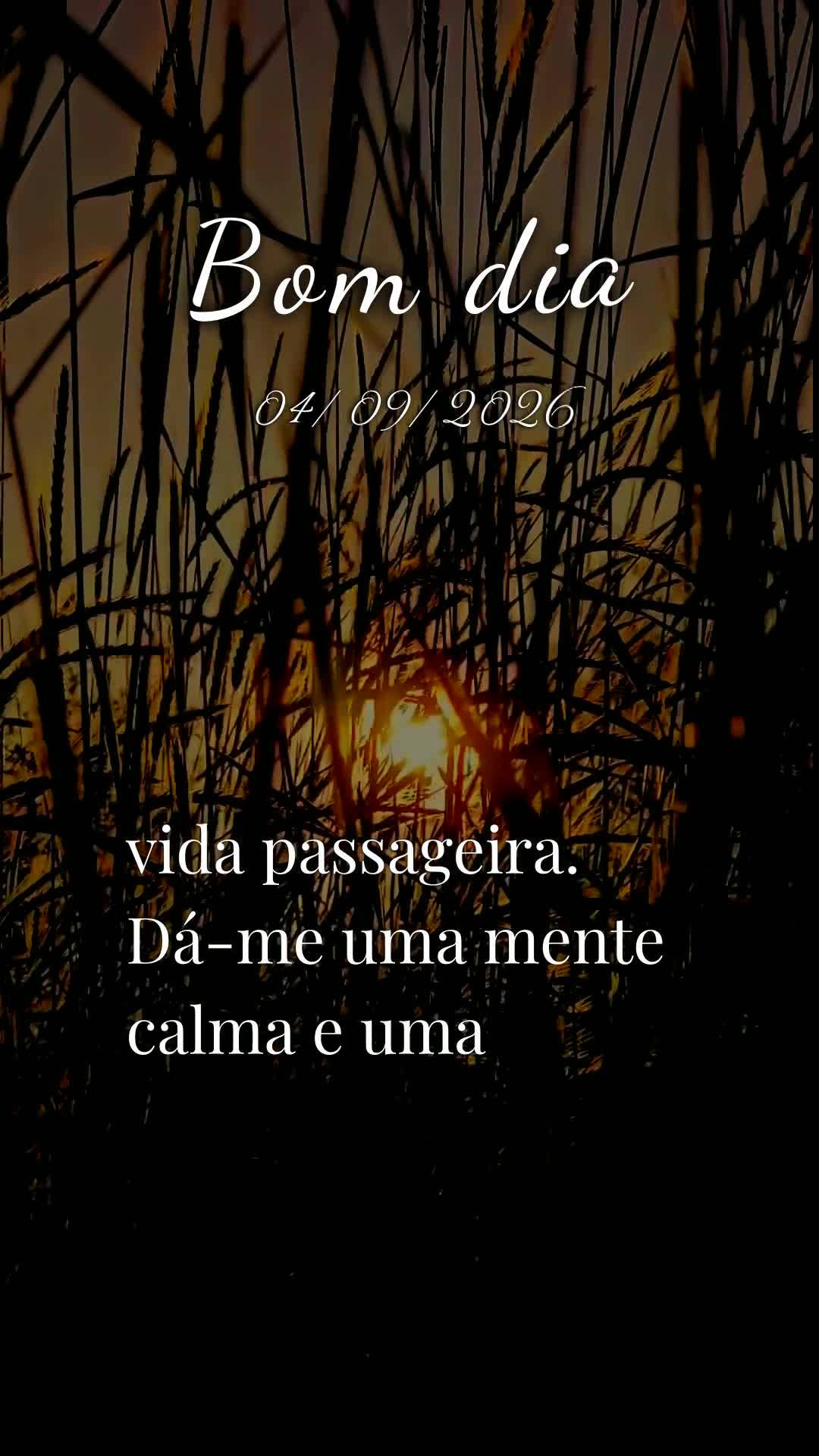 Bom dia, Jesus, meu Mestre e Senhor. Nesta Sexta-feira, 4 de Setembro de 2026, mais uma manhã começa, e eu Te ofereço todas as minhas ações deste di...