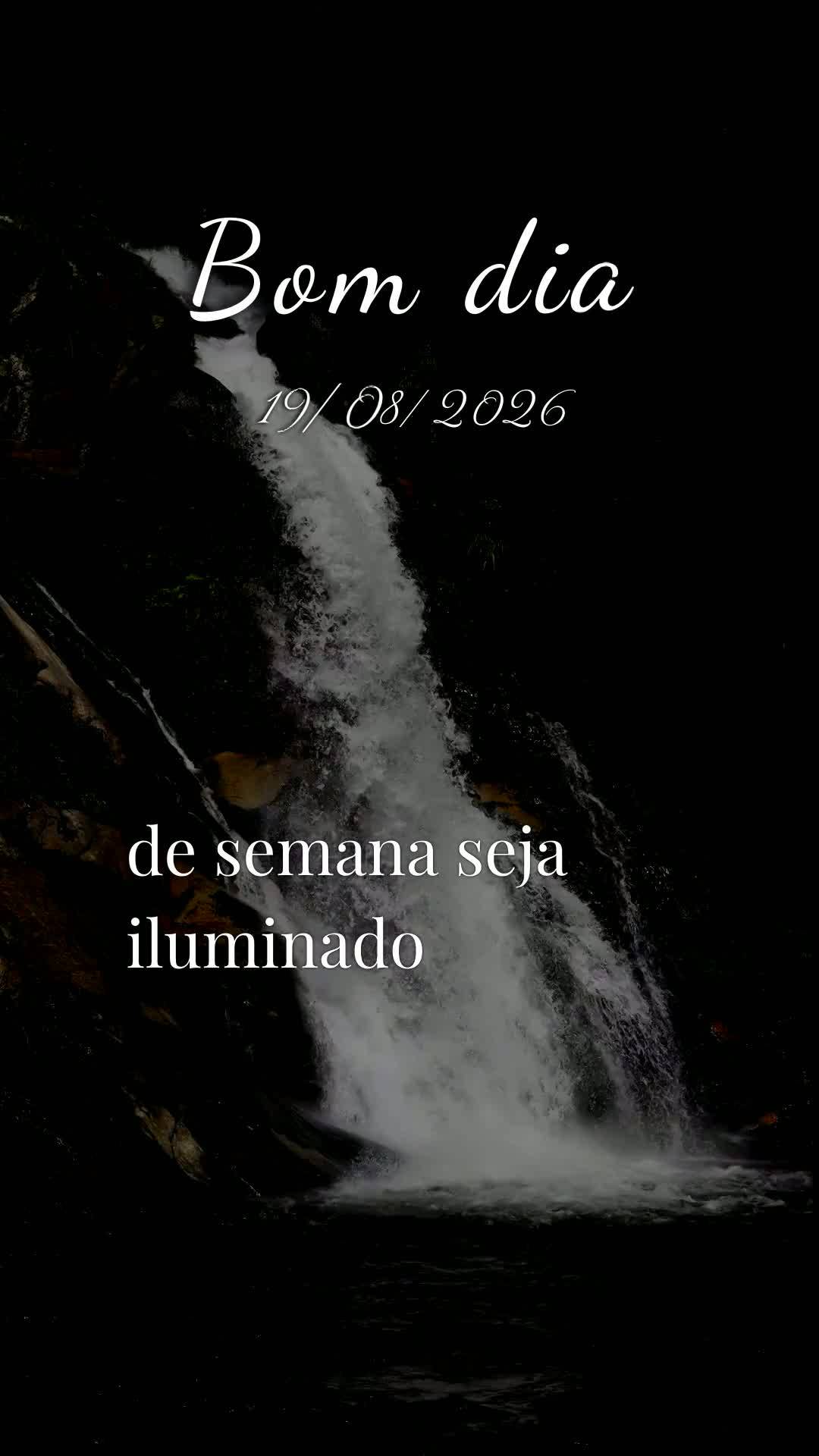 Bom dia! Nesta quarta-feira, 19 de Agosto de 2026, elevo por você uma bênção do coração. Que o Senhor Jesus caminhe ao seu lado como fiel defensor,...