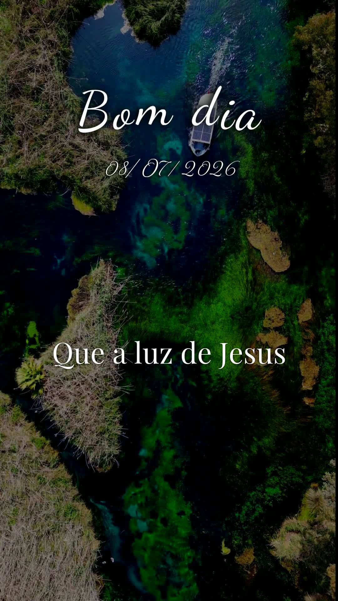 Bom dia! Nesta quarta-feira, 8 de Julho de 2026, que Deus te guarde, te cuide e te proteja em cada passo do teu caminho. Que Ele te livre de todo mal e e...