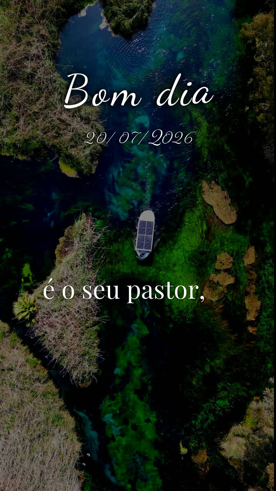 Bom dia! Nesta Segunda-feira, 20 de Julho de 2026, que o céu se abra sobre a sua vida e derrame bênçãos sem medida. Que cada passo desta nova semana ...