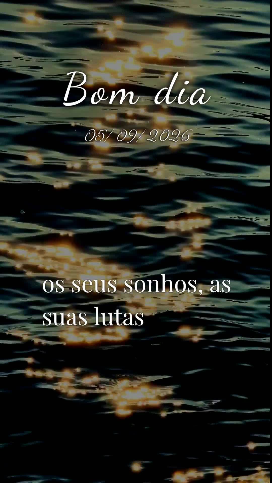 Bom dia! Neste sábado, 5 de Setembro de 2026, que o céu se abra sobre a sua vida e derrame bênçãos sem medida. Que cada passo seu seja guiado pela m...