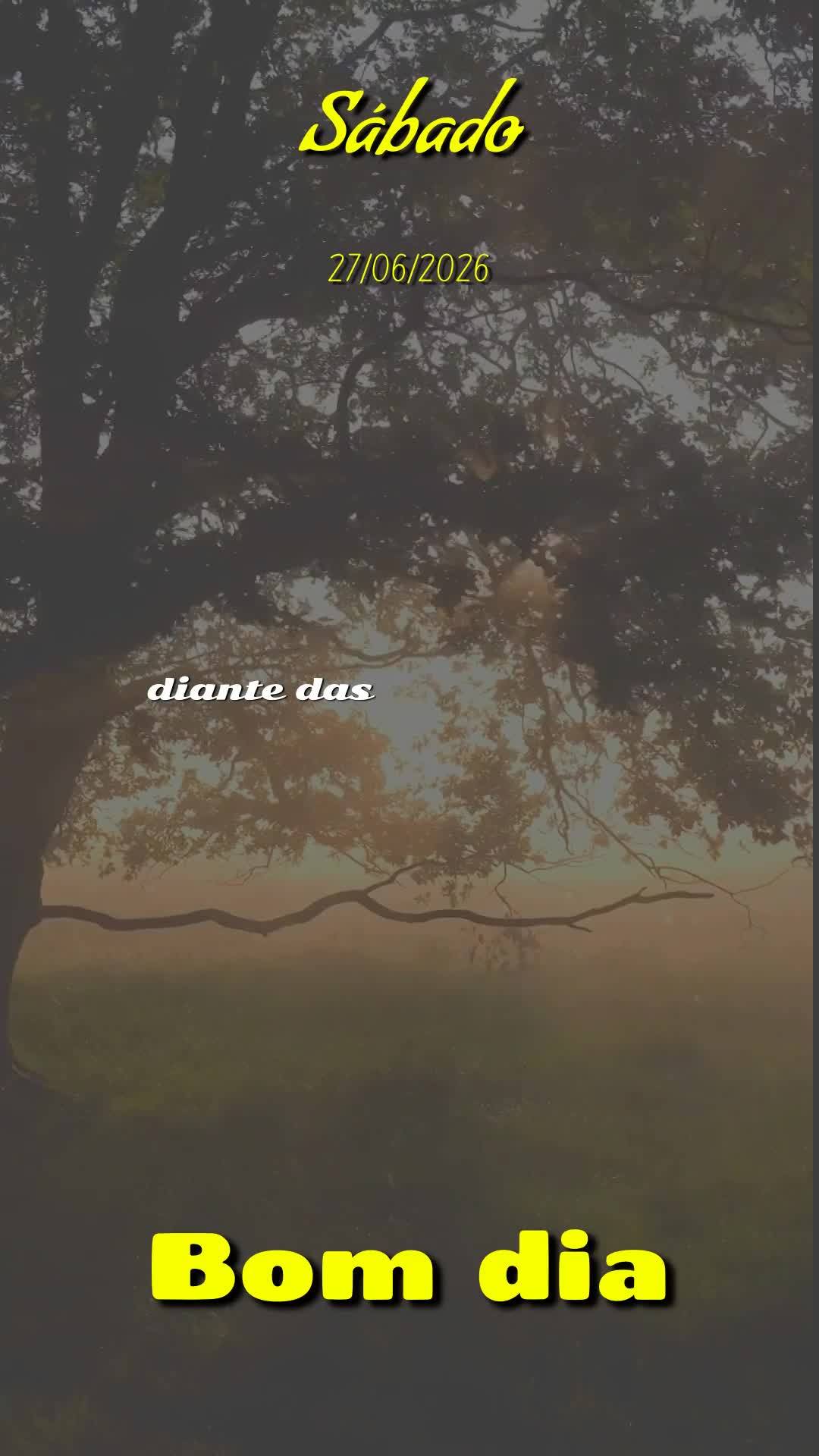 Deus, bom dia. Antes de qualquer coisa, obrigado por abrir meus olhos para mais este amanhecer, neste sábado de descanso. Obrigado pela renovação das ...