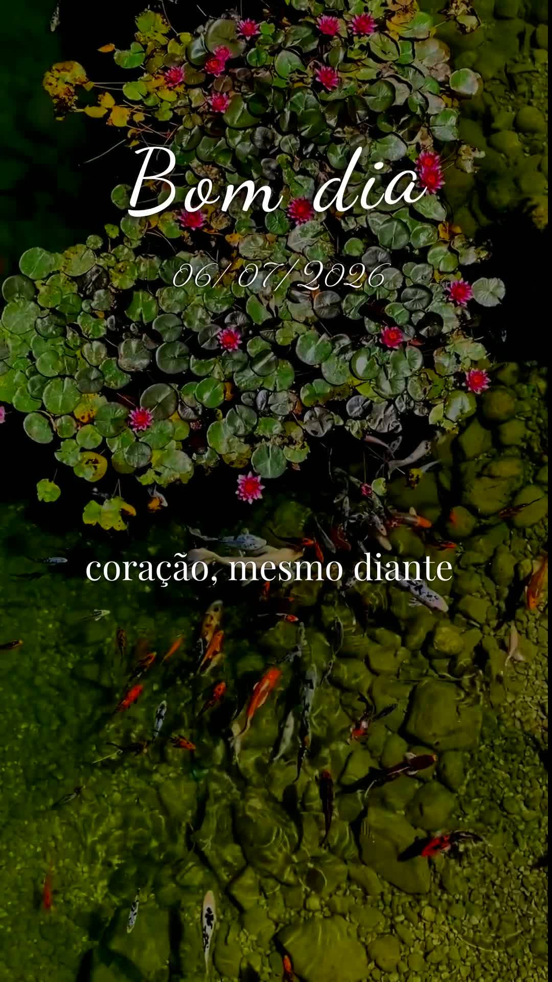 Deus, bom dia. Antes de qualquer coisa, obrigado por abrir meus olhos para mais um amanhecer, por me dar o privilégio de recomeçar nesta segunda-feira,...