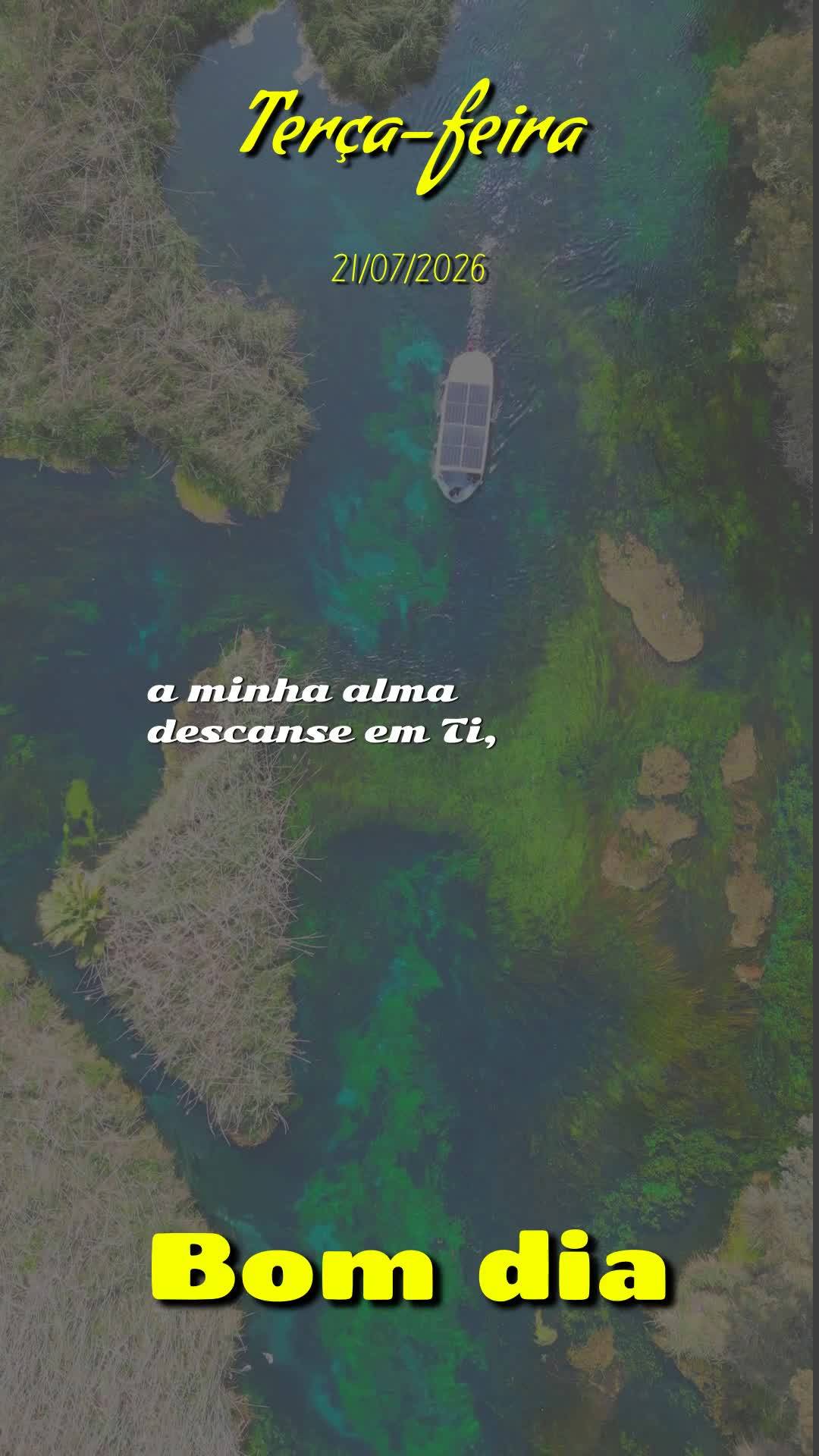 Deus, bom dia. Antes de qualquer coisa, obrigado por abrir meus olhos nesta terça-feira, mais um amanhecer que o Senhor me presenteia. Neste dia comum d...