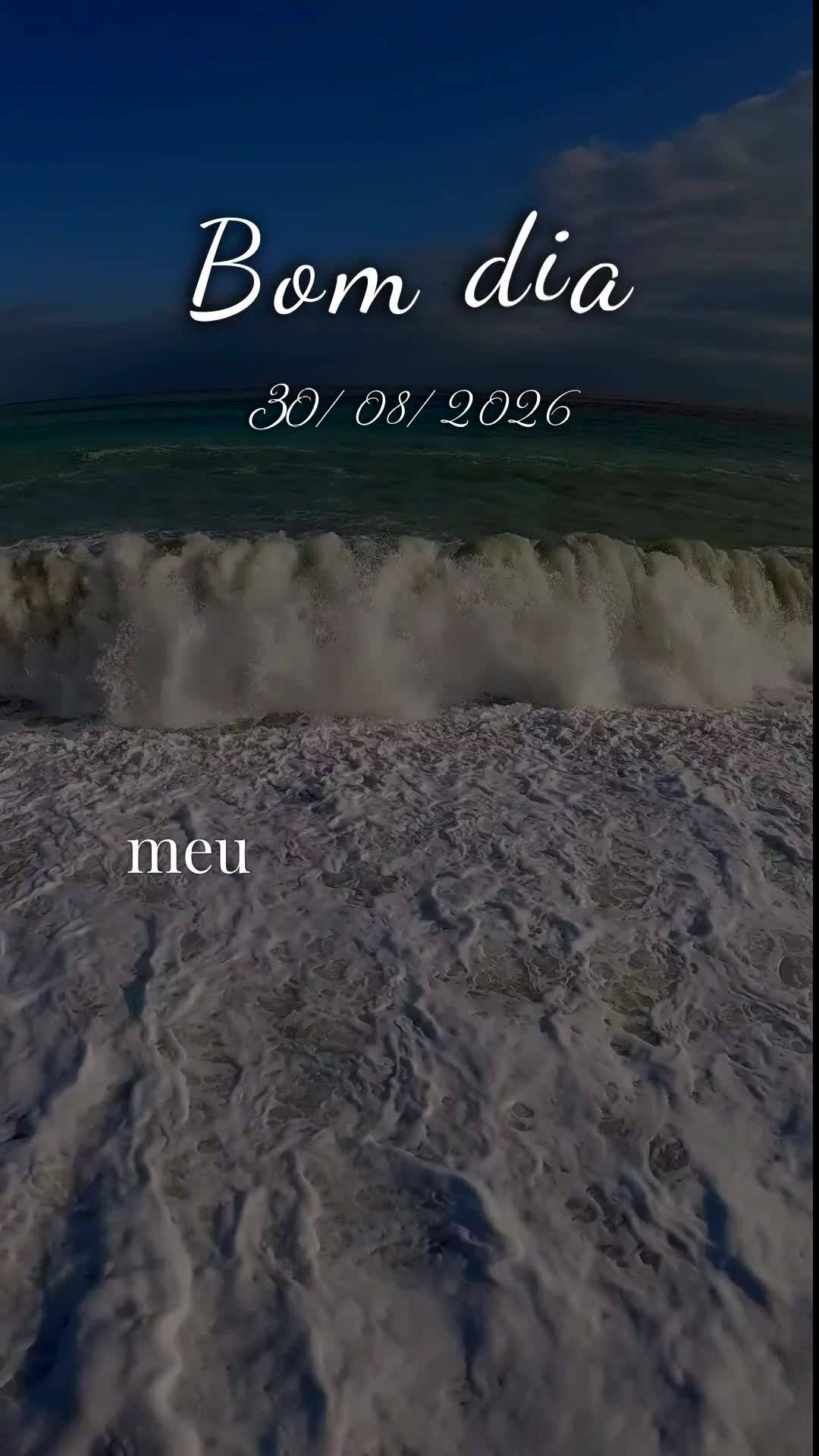 Deus, bom dia. Antes de qualquer coisa, obrigado por abrir meus olhos neste domingo, 30 de Agosto de 2026. Que privilégio começar mais um dia sob o Teu...