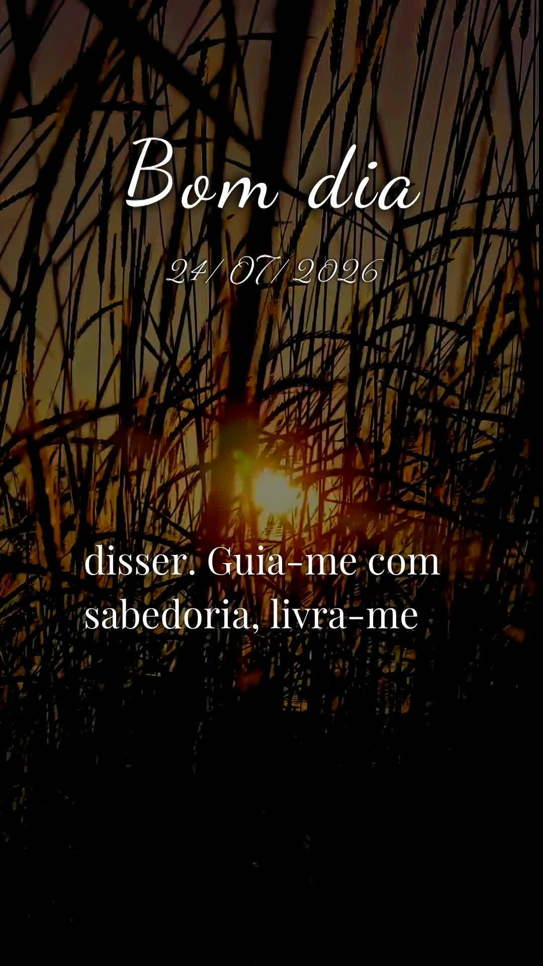 Deus, bom dia. Antes de qualquer coisa, obrigado por abrir os meus olhos neste amanhecer de sexta-feira. Chego ao fim de mais uma semana e o meu coraçã...