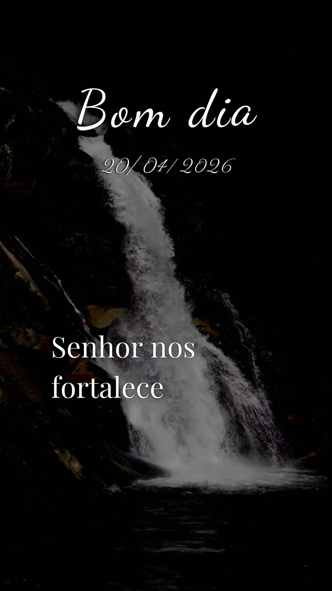 Deus, hoje é segunda-feira, meu pai, dia vinte de abril de dois mil e vinte e seis. Bom dia! Antes mesmo de dar o primeiro passo nesta manhã, eu paro e...