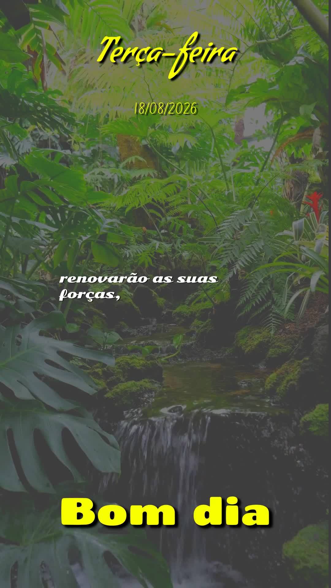 Deus, hoje é terça-feira, meu pai, dia dezoito de agosto de dois mil e vinte e seis. Bom dia, Senhor! Antes que o dia comece a correr, eu paro e te agr...