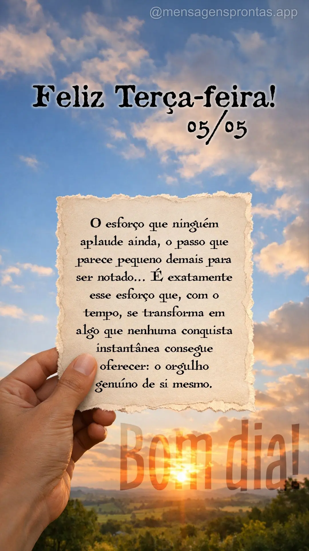 O esforço que ninguém aplaude ainda, o passo que parece pequeno demais para ser notado... É exatamente esse esforço que, com o tempo, se transforma e...
