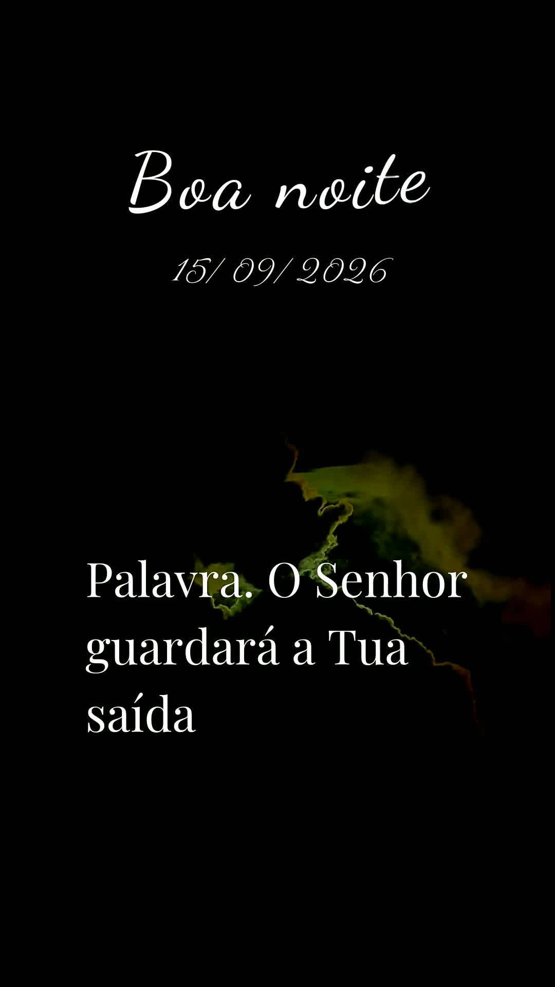 Obrigado, Deus, por mais uma Terça-feira vencida. Boa noite. Nesta Terça-feira, 15 de Setembro de 2026, Dia Internacional da Democracia, agradeço pelo...