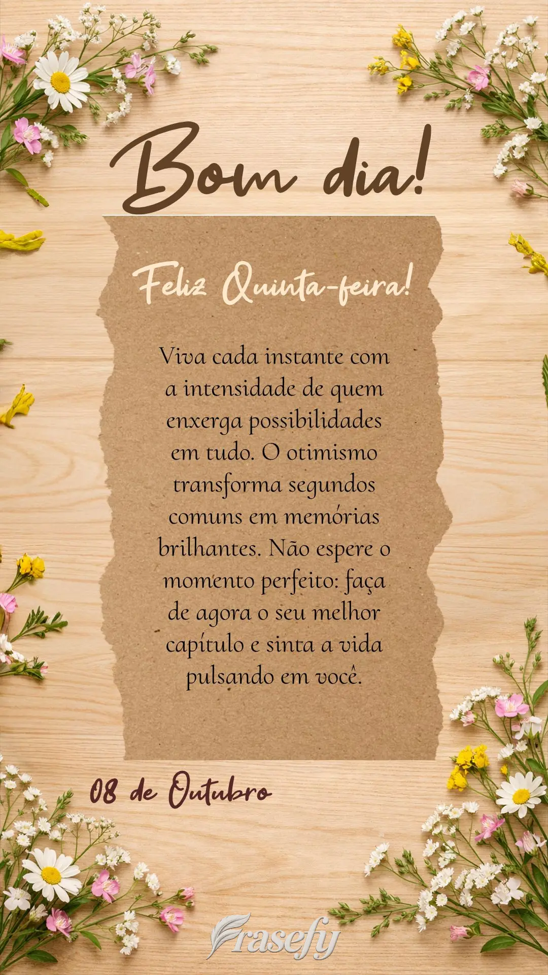 Viva cada instante com a intensidade de quem enxerga possibilidades em tudo. O otimismo transforma segundos comuns em memórias brilhantes. Não espere o...